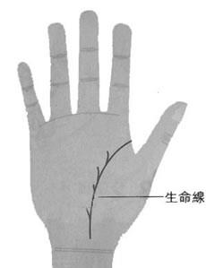 上升线出现于生命线 上升线出现于生命线